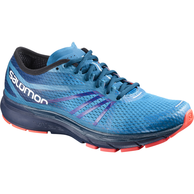 Salomon Singapore Mens Running Shoes - SONIC RA PRO Blue/Navy | 47206-VLXU